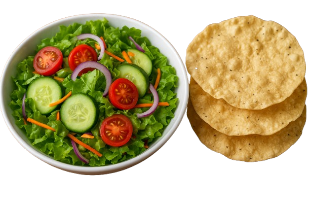 Salad & Papad