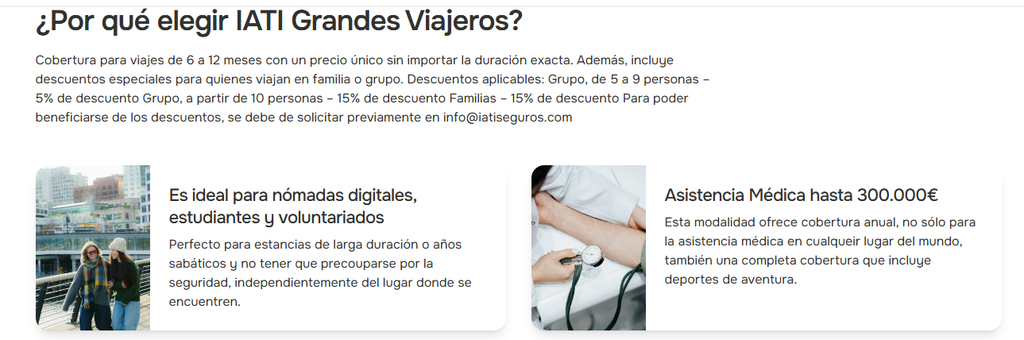 * Seguros para los viajes de larga duración * ✈️ Foro General de Viajes
