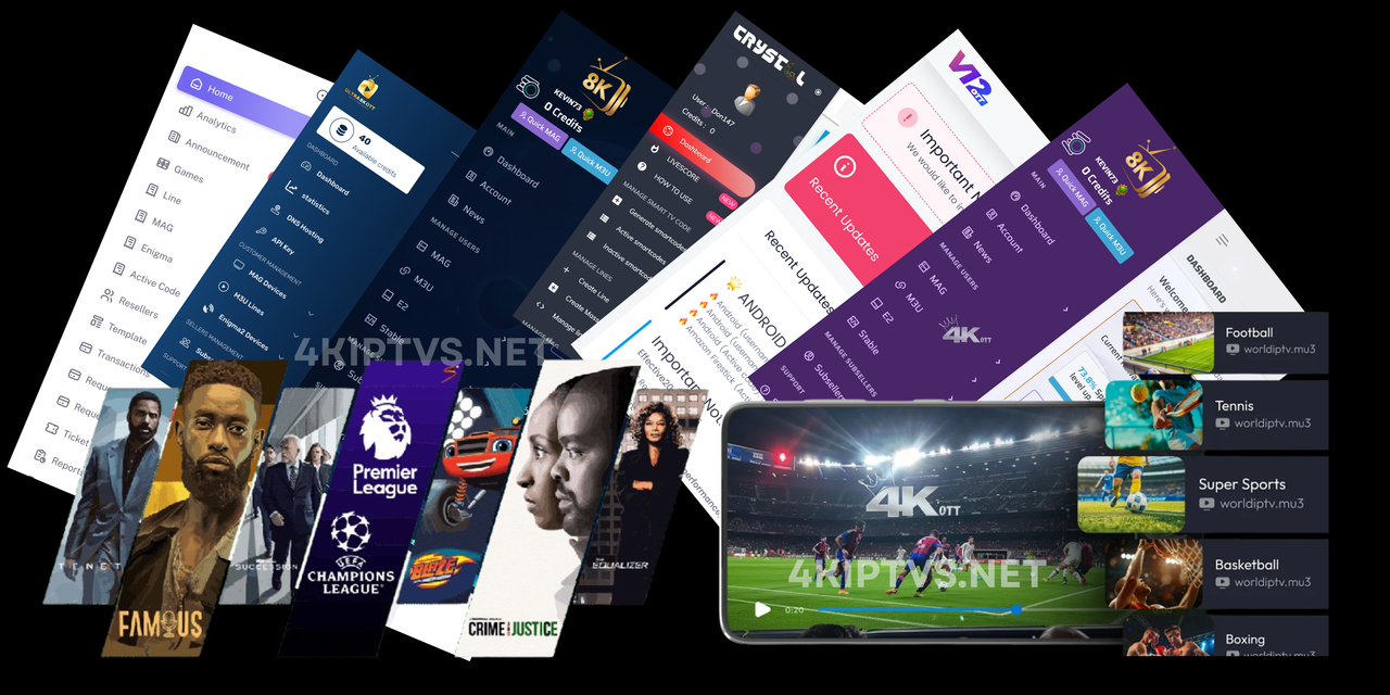 4K IPTV Streaming Service - Ultra HD Entertainment