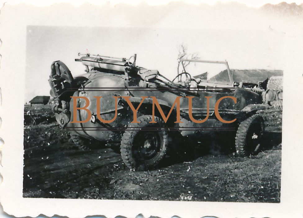 Foto WK II, Kriwoje Szelo, Militärfahrzeug