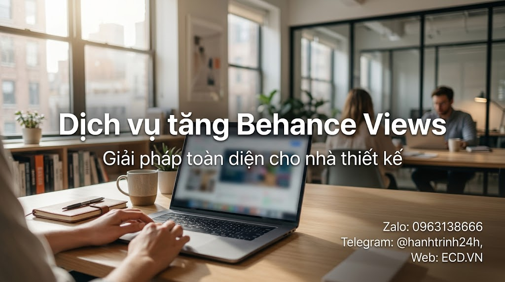 dịch vụ tăng behance views thử nghiệm project behance