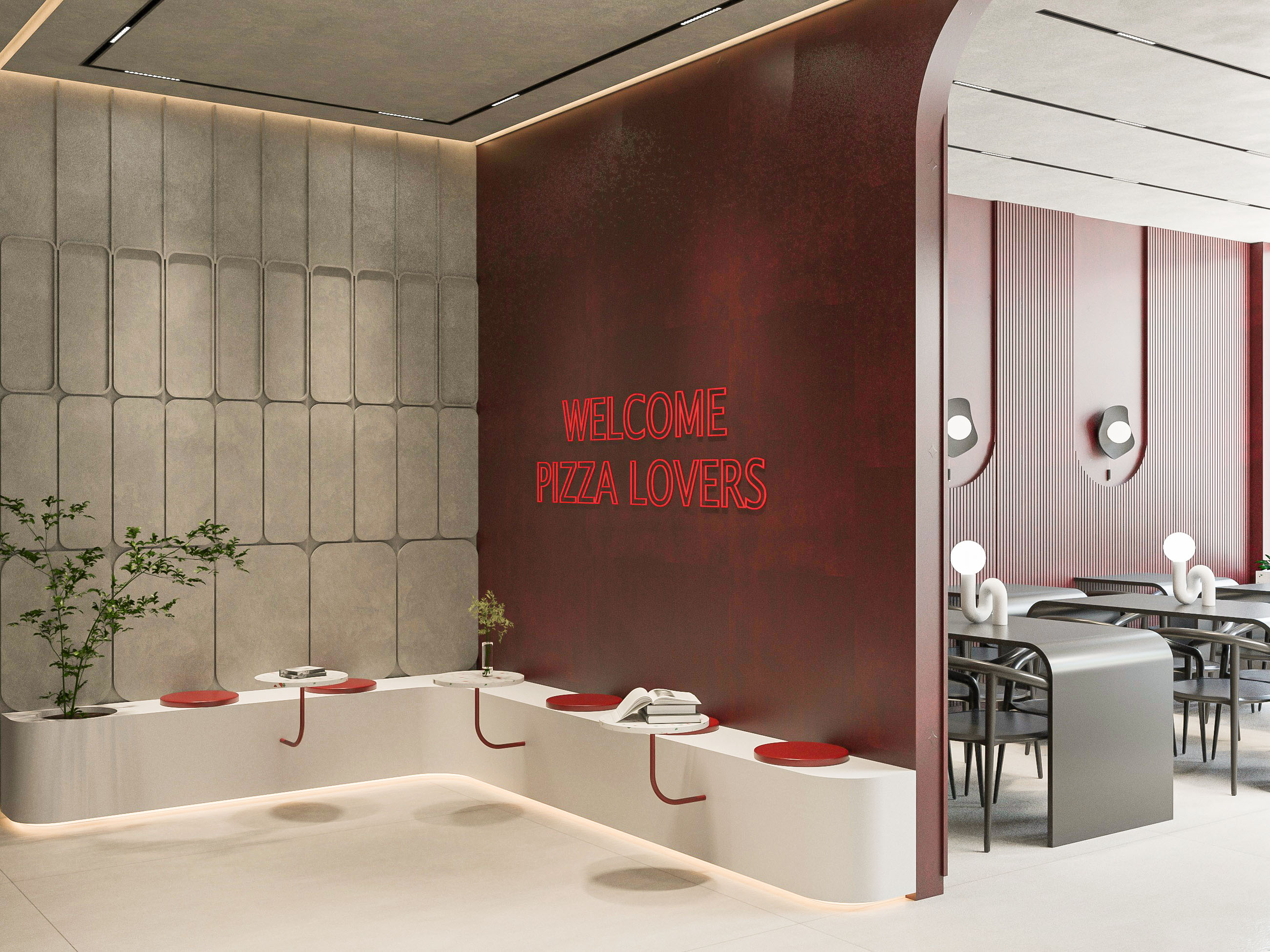 render of lighting design