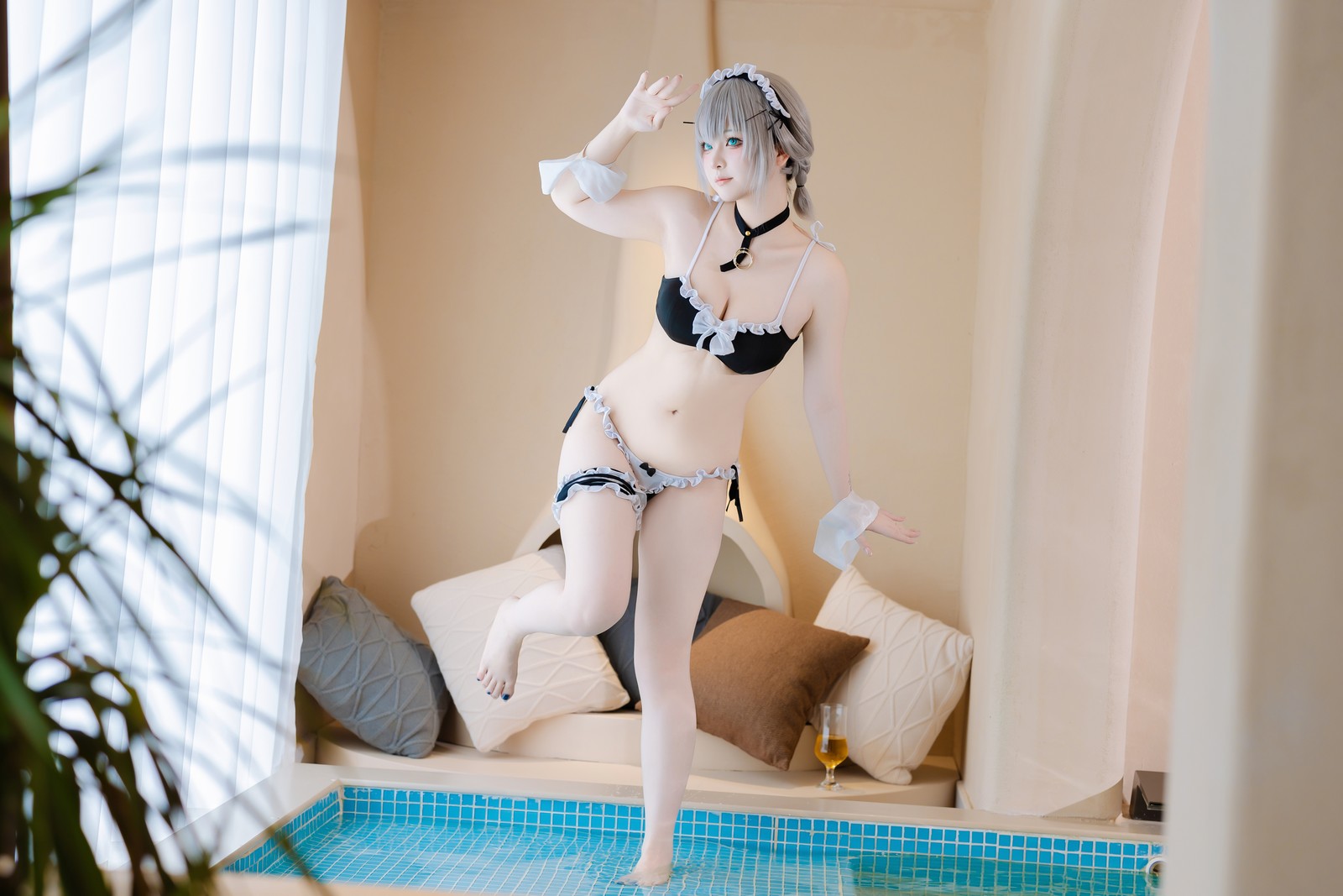 屿鱼 Yuyu 碧蓝航线 曼彻斯特 泳装 Cosplay 写真集（50P｜365MB）插图4