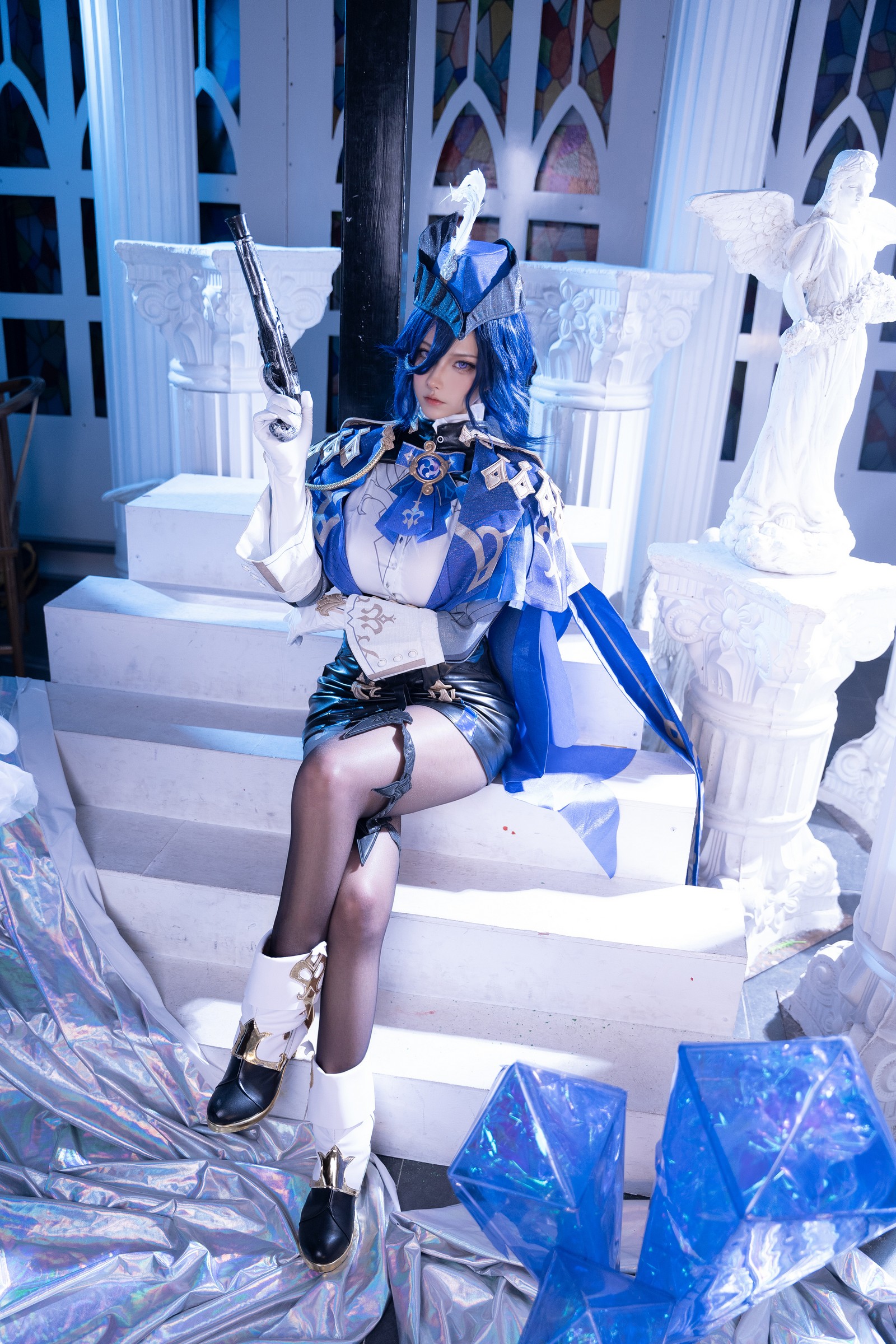 Seya-狮砸 – 原神 克洛琳德 Cosplay 高清写真（9P-104MB）插图8