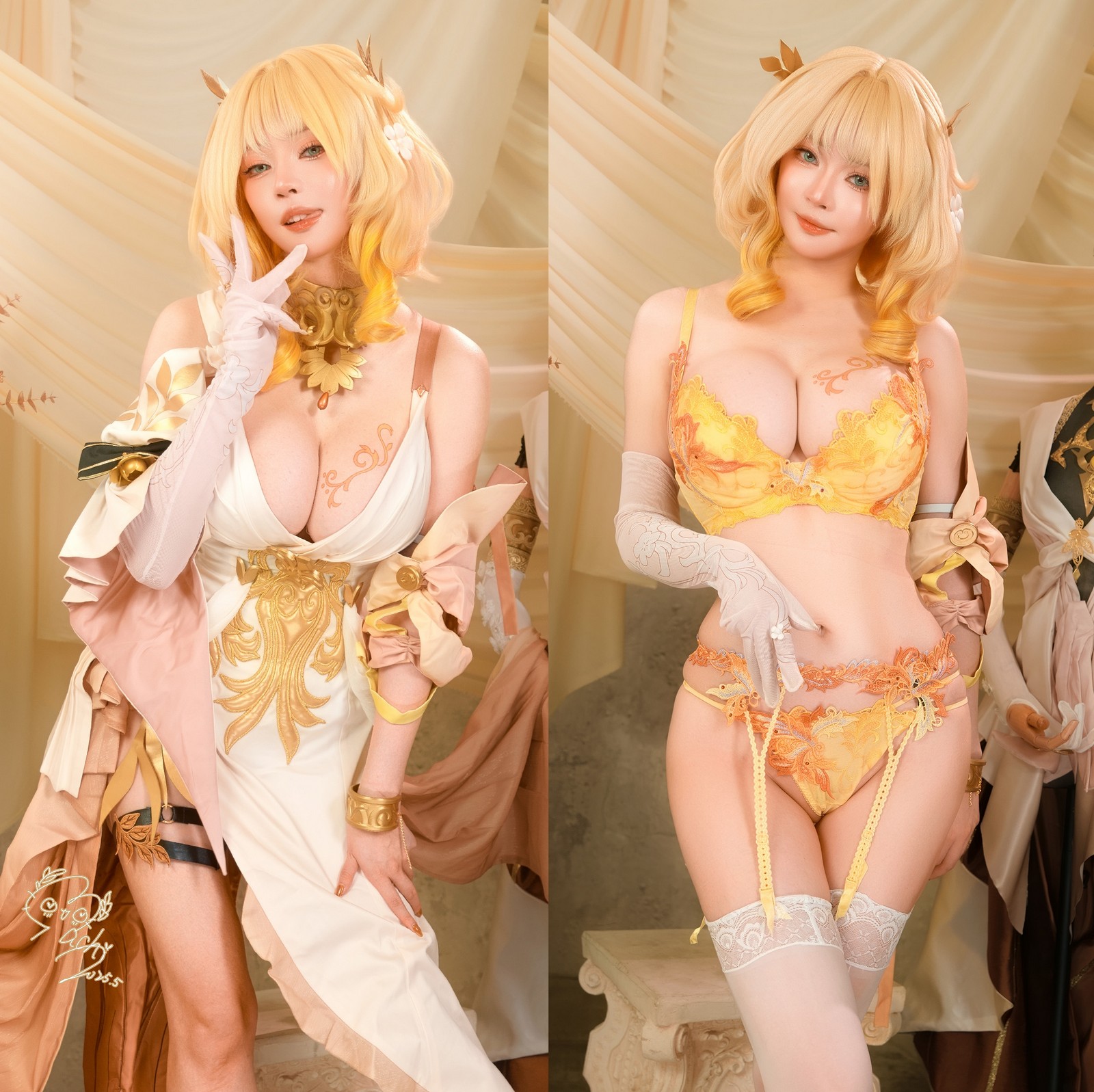 Machi马吉 Aglaea 角色写真集｜高质量Cosplay高清图包（106P-173.3M）插图8