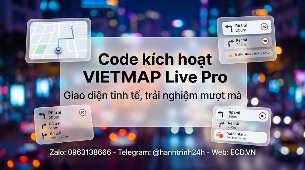 vietmap pro kích hoạt nhanh