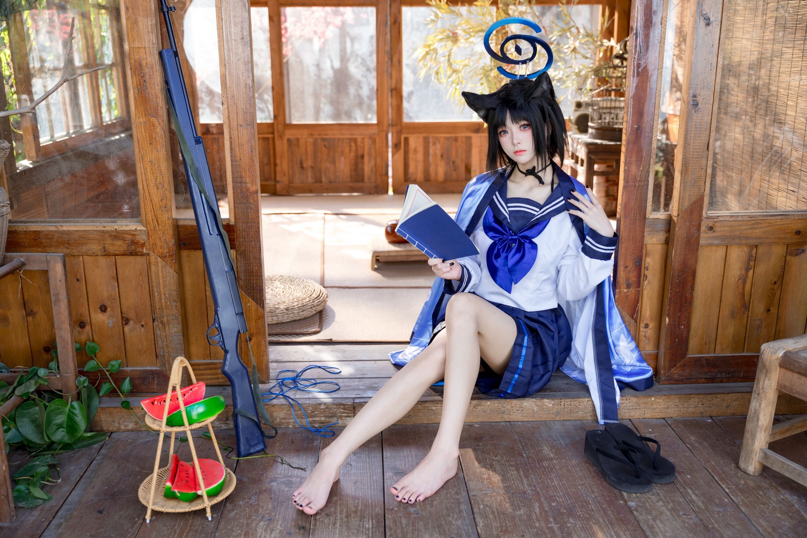 九柒喵 – 桐生桔梗 Cos 高清大合集（88P-470MB）和风旗袍写真插图7