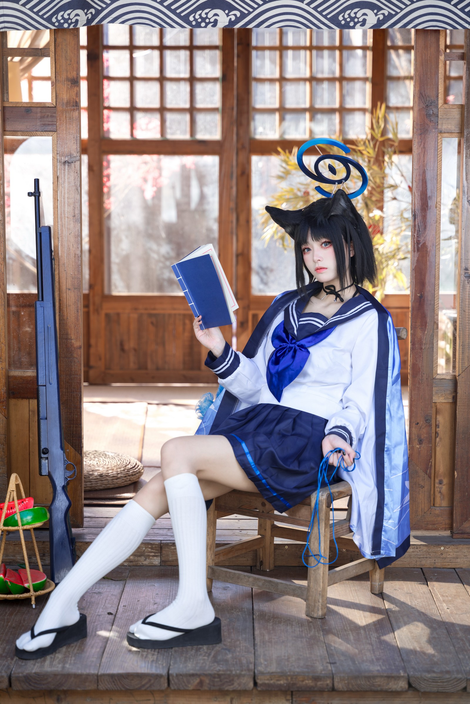 九柒喵 – 桐生桔梗 Cos 高清大合集（88P-470MB）和风旗袍写真插图8