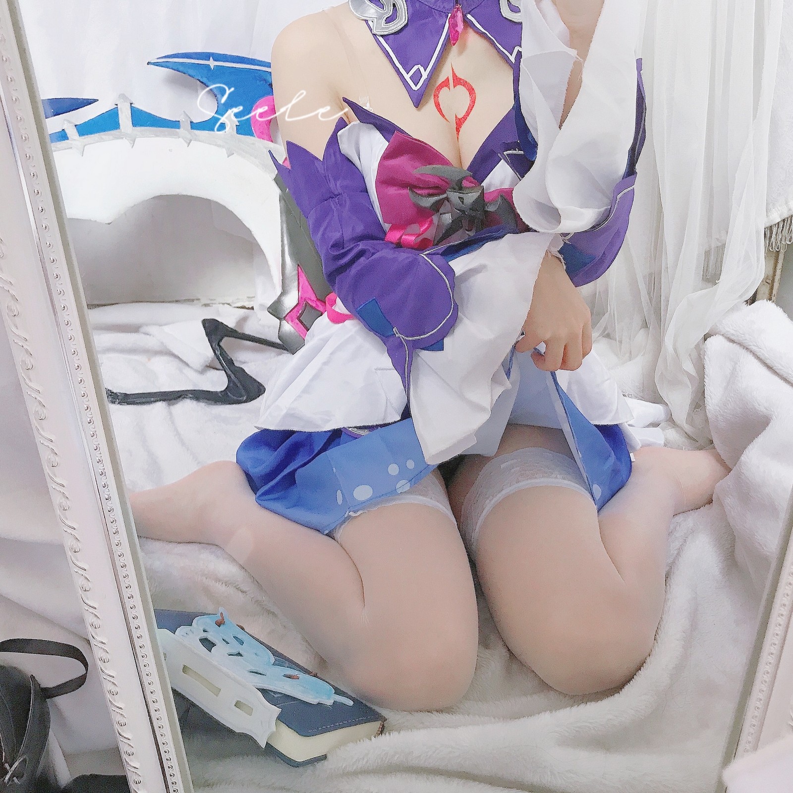 Seele麦麦希儿幻海梦蝶写真集｜梦幻蓝色系高清图集（168P-229.3M）插图2