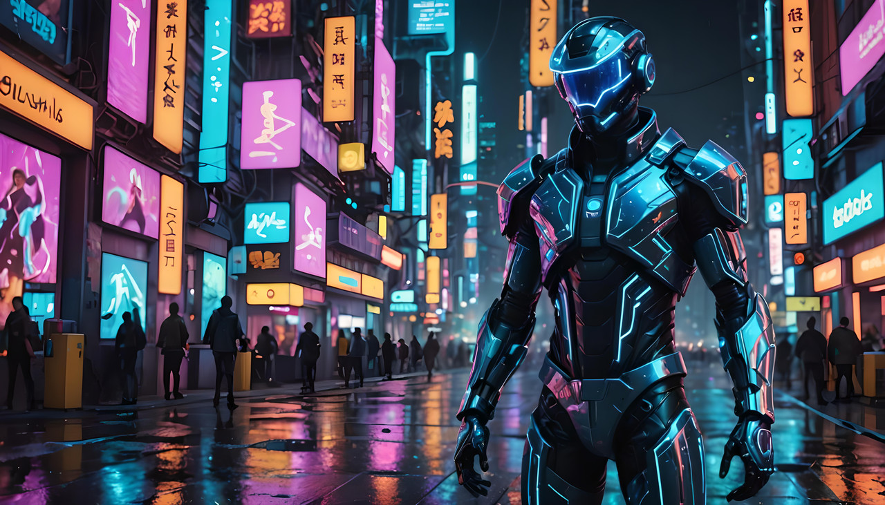 Neon Spartan