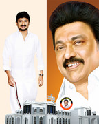 Udhayanidhi Stalin and Stalin Image 16