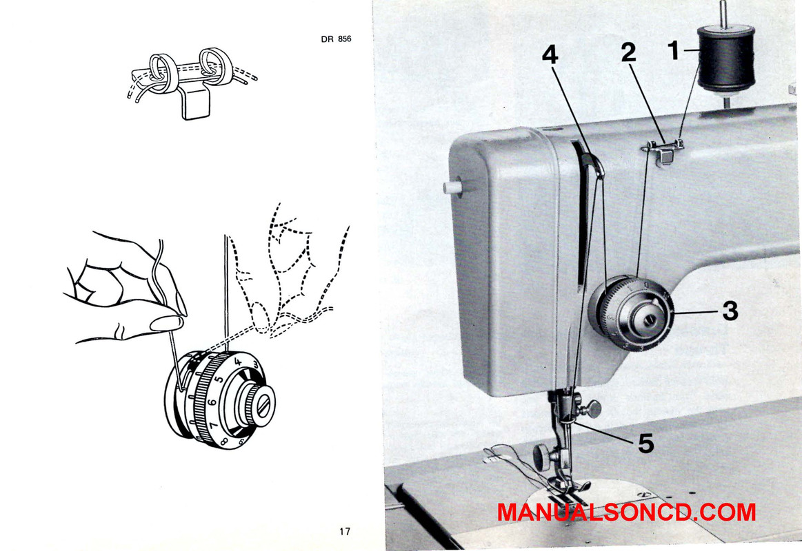 How To Thread A Pfaff Sewing Machine Model 74