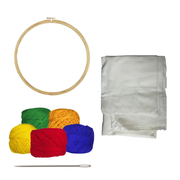 Penkraft Kantha Art on Dupatta DIY Kit | Complete DIY Craft Kit for Beginners & Hobby Artists