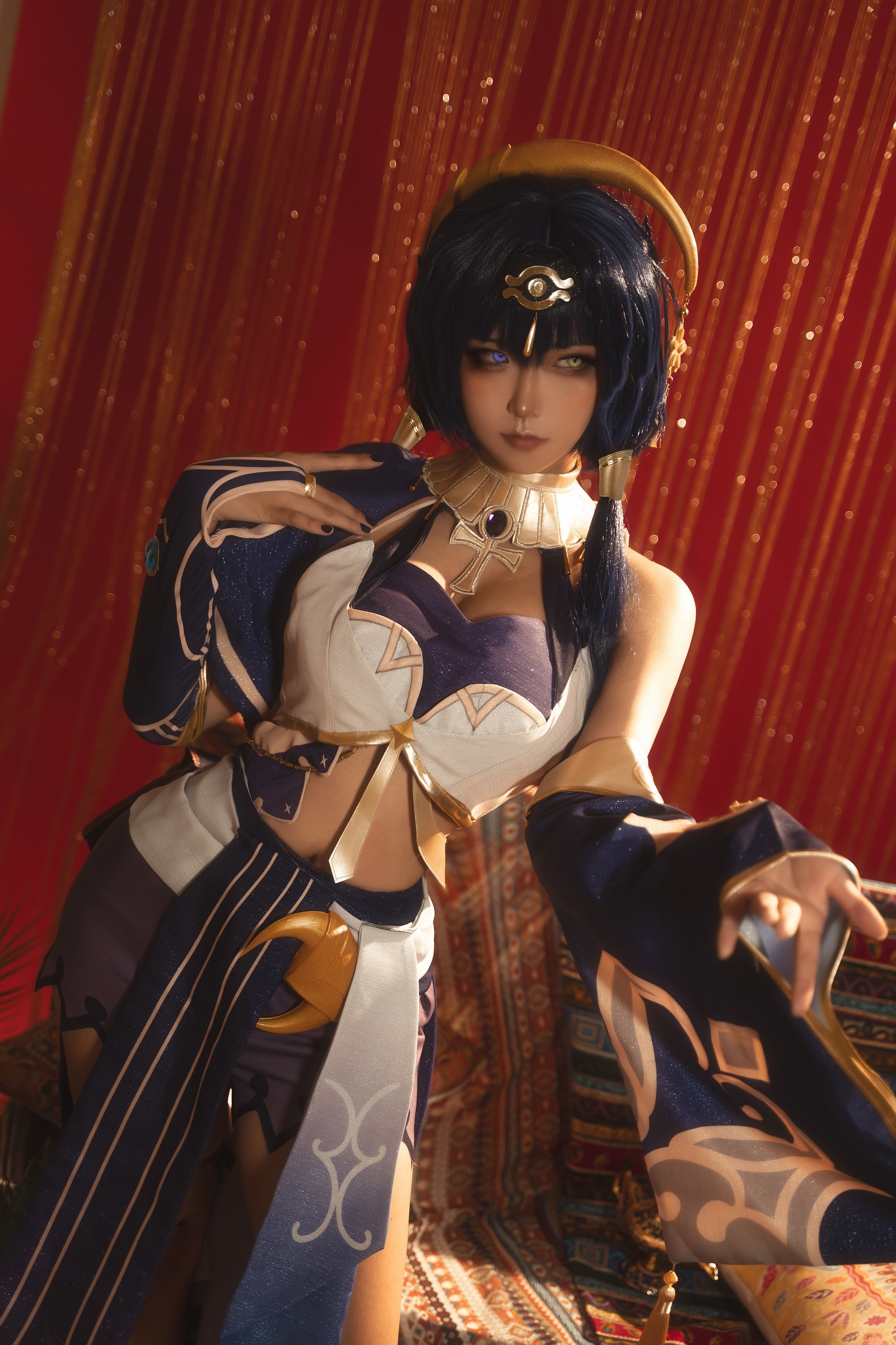 Seya-狮砸 – 原神 坎蒂丝 Candace Cosplay 高清写真（12P-142MB）插图7