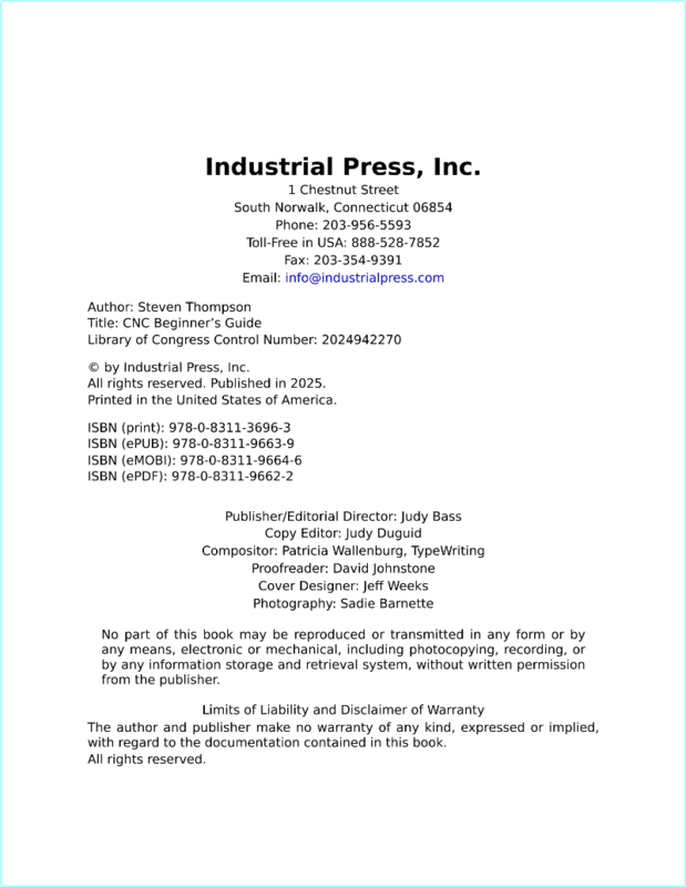 Thompson S CNC Beginner’s Guide CAD CAM And Machining 2025