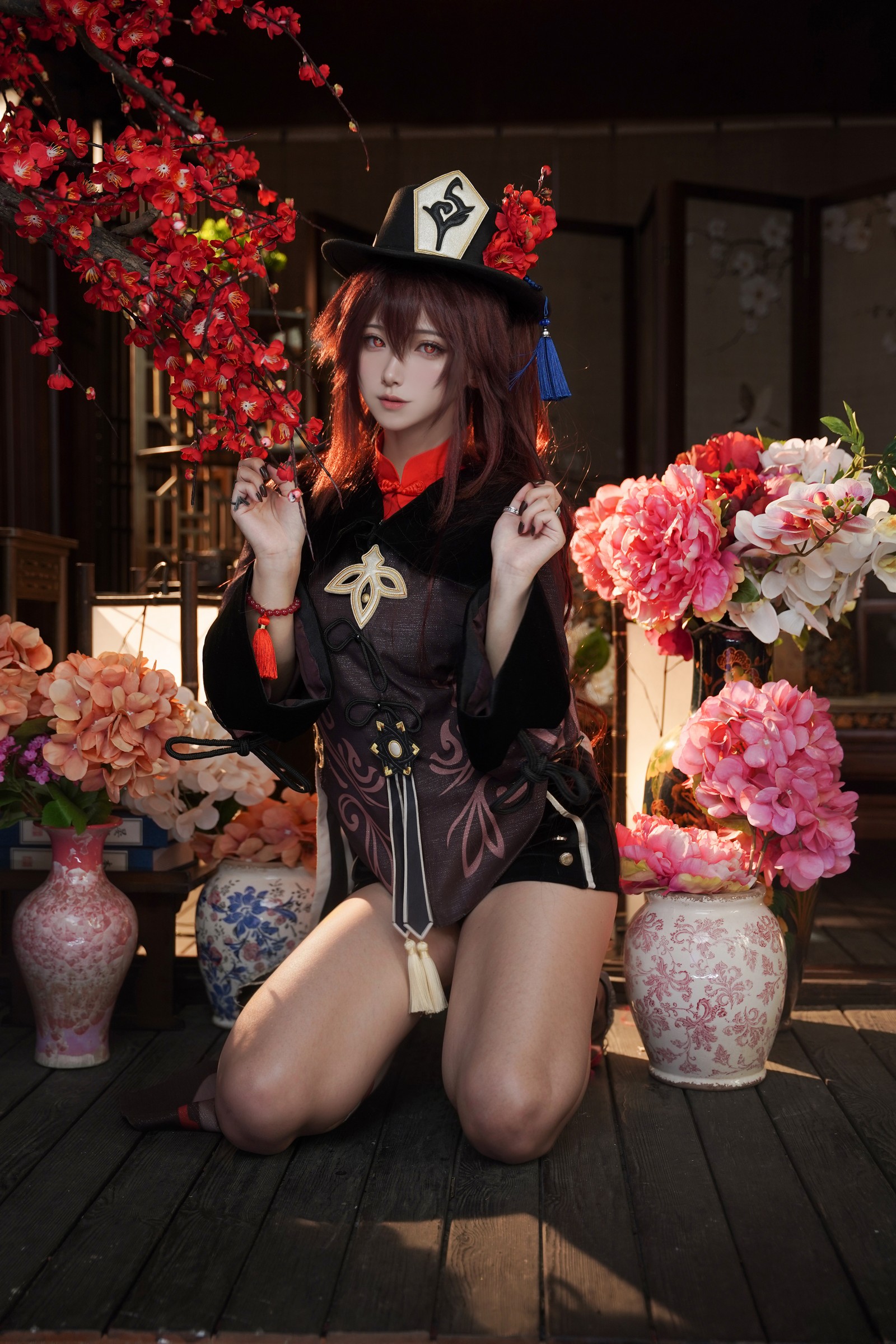 Seya-狮砸 – 原神 胡桃 Cosplay 高清写真集（9P-118MB）插图7