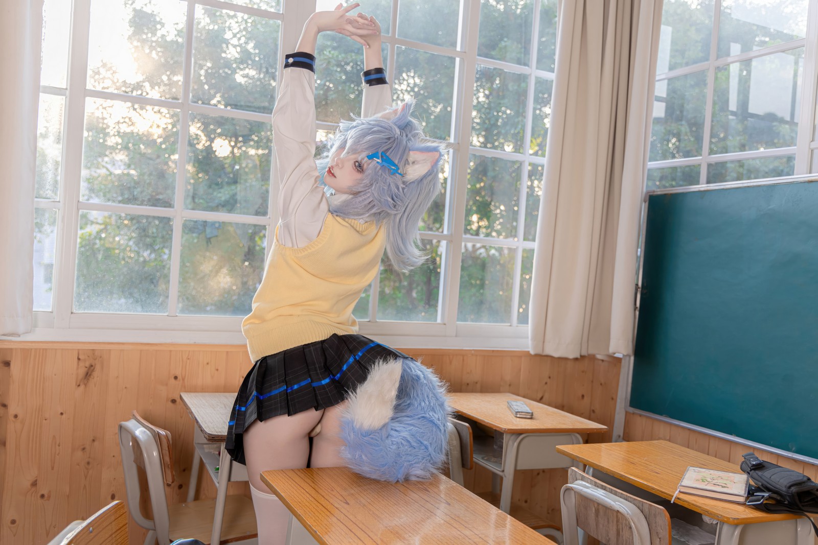 纸悦Etsu_ko《少女前线 PA-15》高校心跳物语 Cosplay 套图[51P-385M]插图4