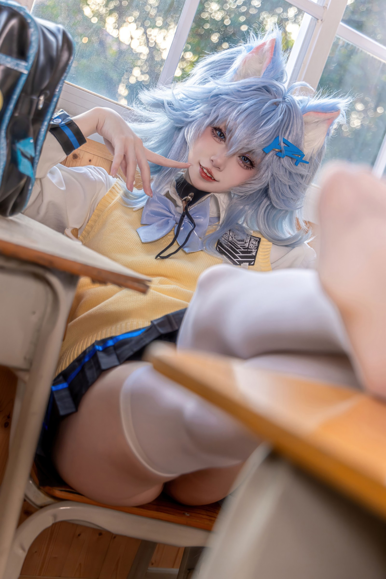 纸悦Etsu_ko《少女前线 PA-15》高校心跳物语 Cosplay 套图[51P-385M]插图2