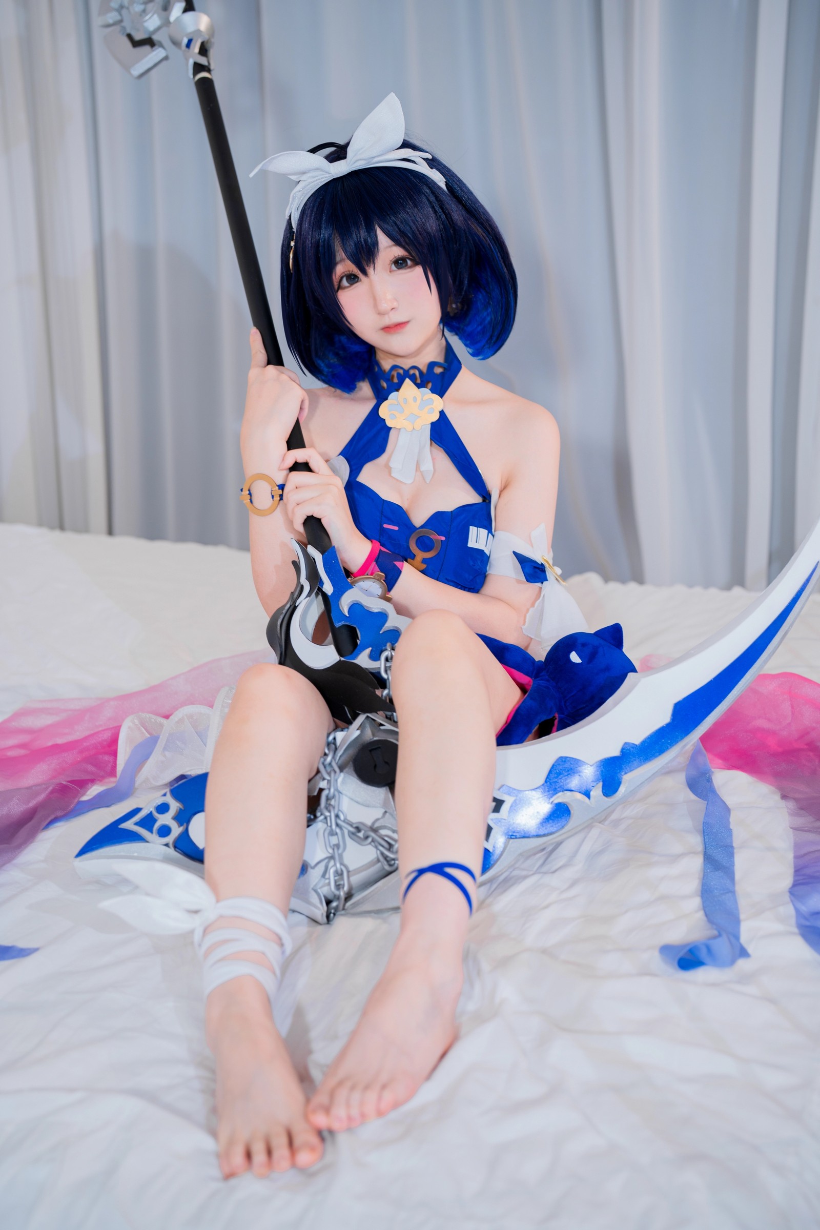Seele麦麦希儿彼岸浪花 Cosplay｜海边主题高清写真（102P-532MB）插图6