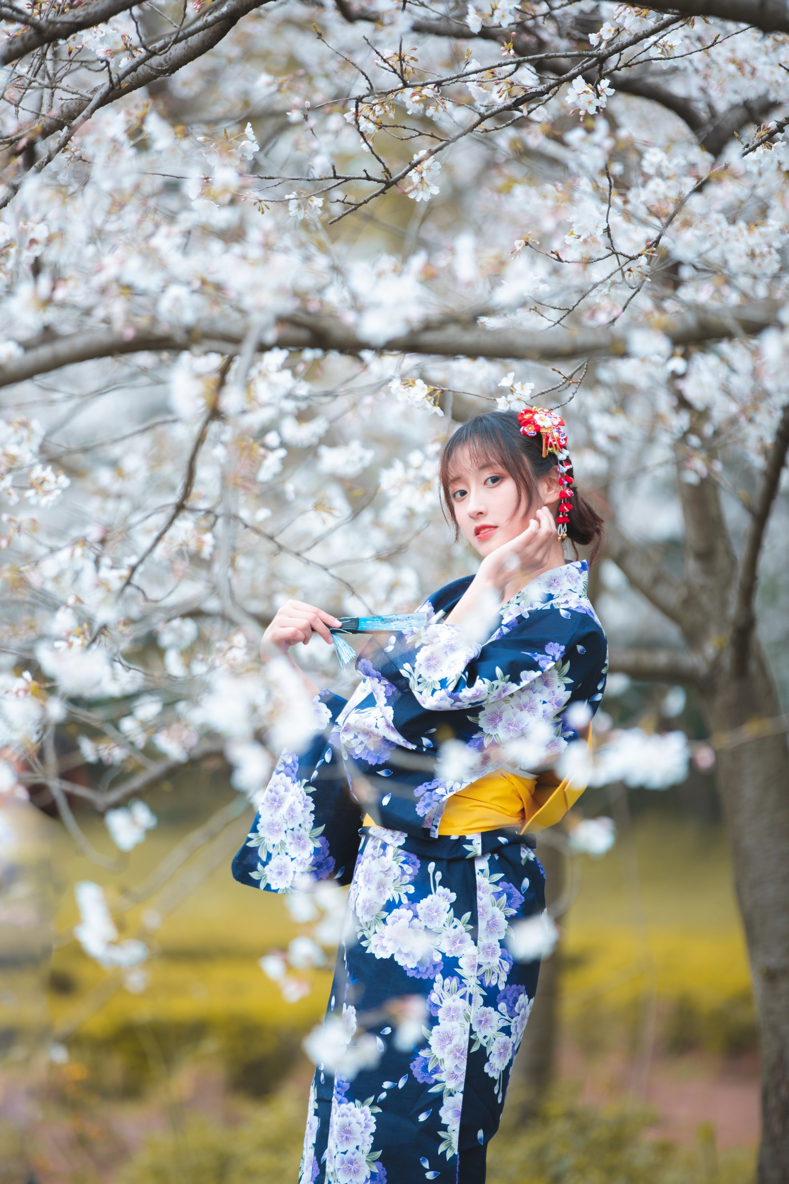 冬马路纱 樱园浴衣 写真合集｜日系和风 私房摄影（9P｜133MB）插图1