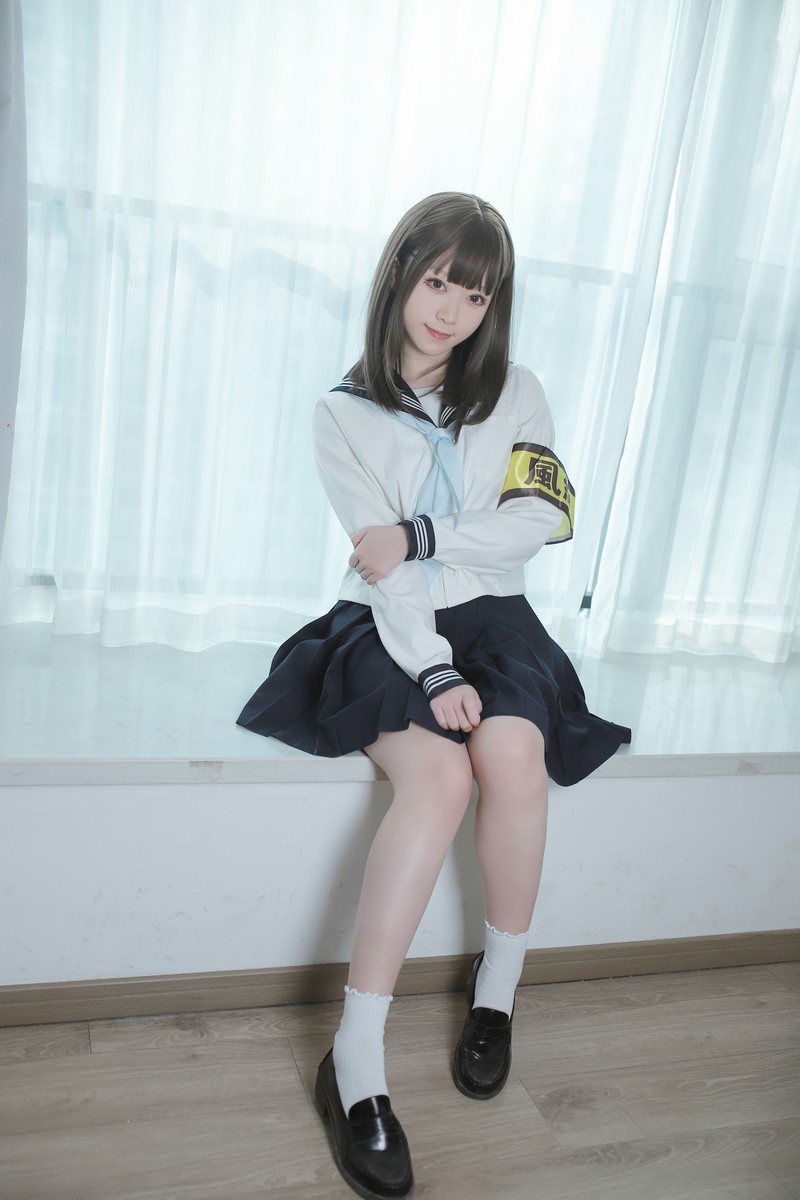 Asagiriai（愛ちゃん）风纪委员Cosplay写真图集 制服主题高清图集 40P (443MB)插图2