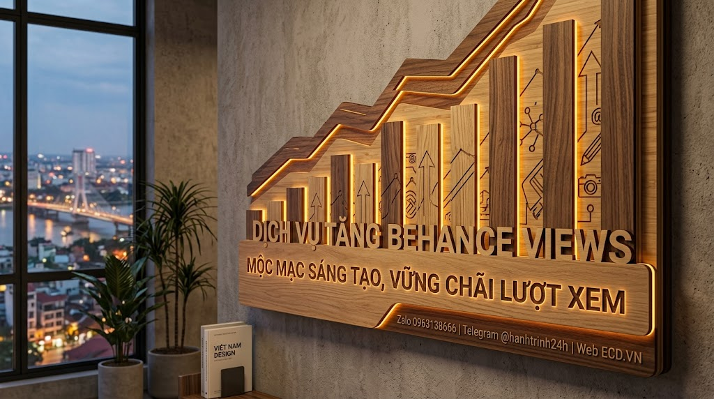 tăng behance views nhanh chóng portfolio behance