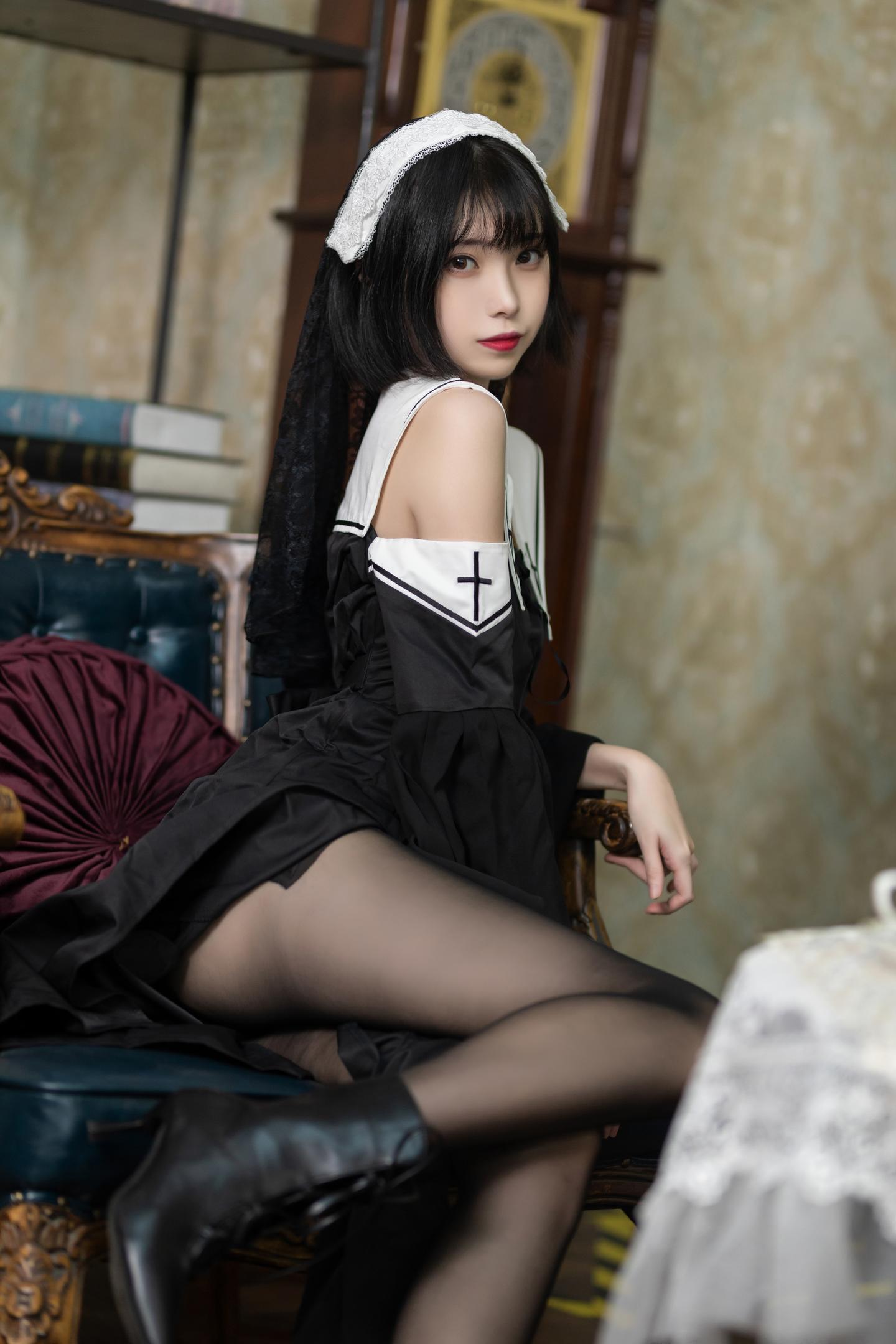 许岚LAN NO.016 暗黑修女 12