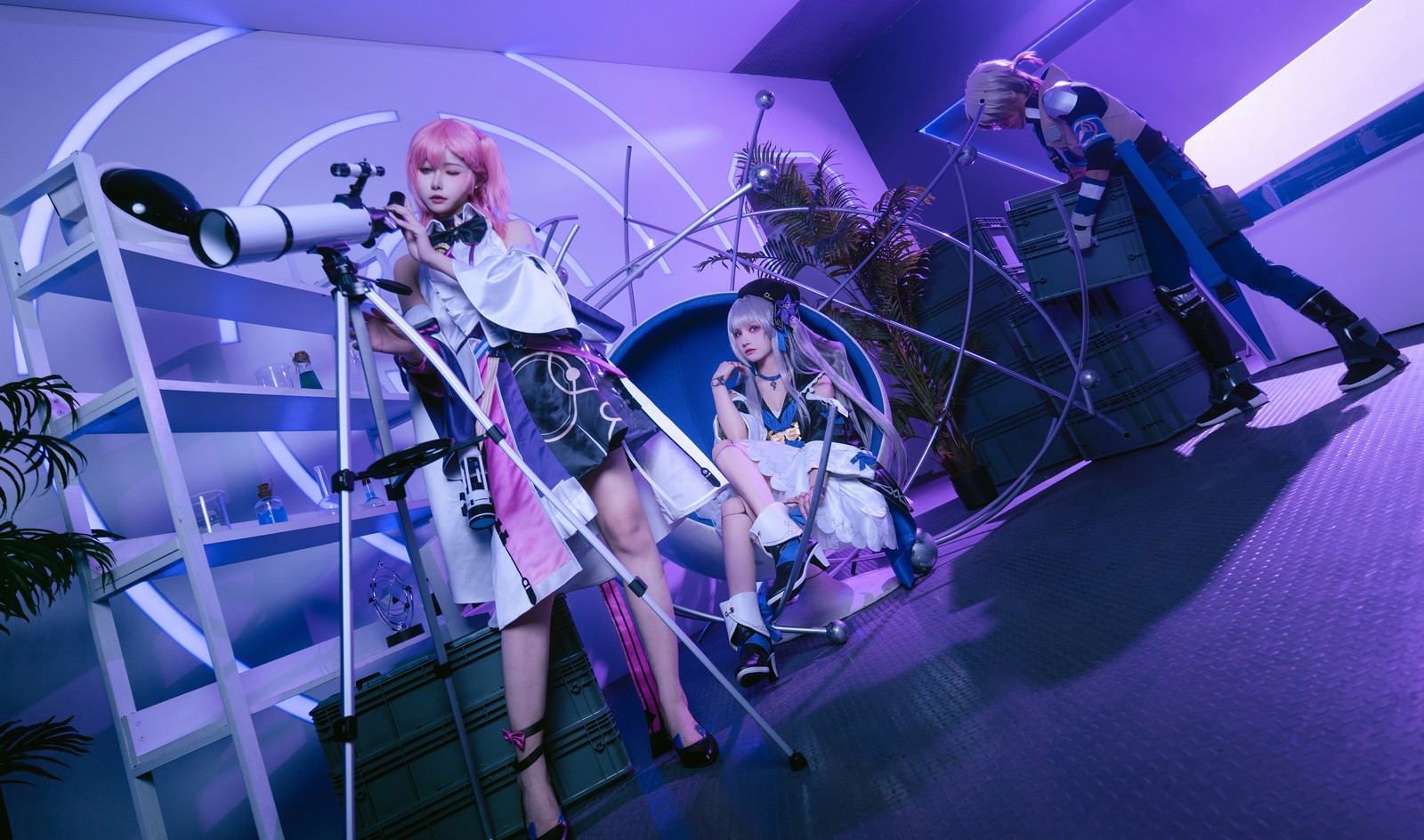 一千只猫薄禾写真 – 小黑塔 Cosplay 高清写真套图（19P / 135.5MB）插图1