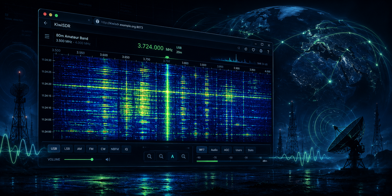 KiwiSDR: Como Transformei Meu Navegador em um Scanner de Rádio Mundial (e o que Ouvi Me Surpreendeu)