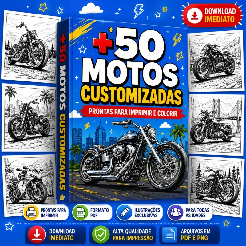 Pack +50 Motos Customizadas