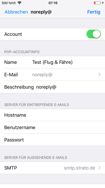Mail in iOS