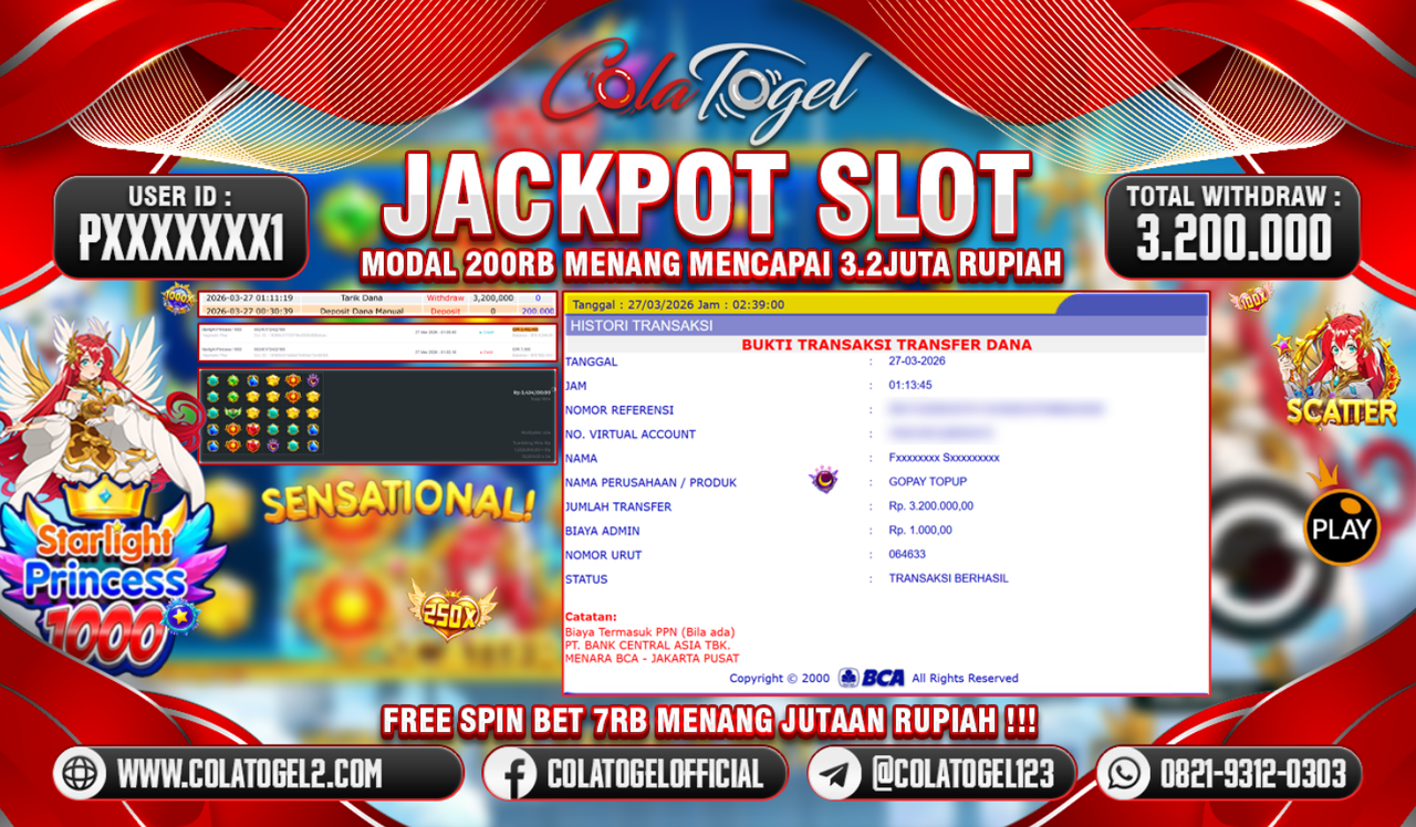 JACKPOT SLOT GACORR!!