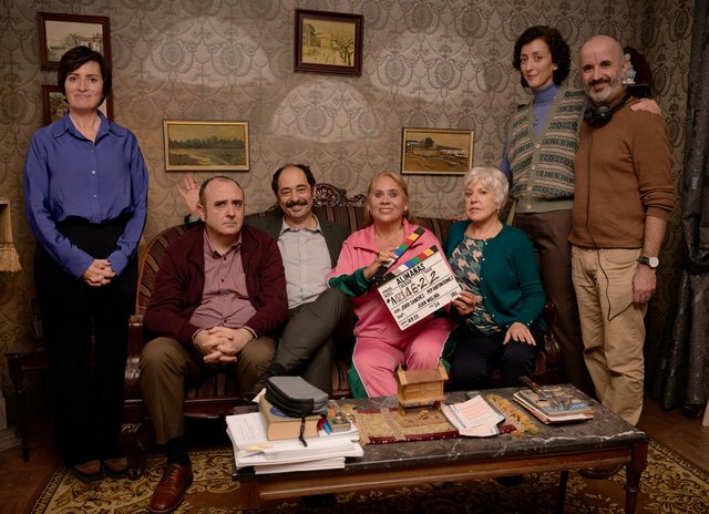 LA PELÍCULA “ALIMAÑAS” EN RODAJE CON JORDI SÁNCHEZ, CARLOS ARECES, LOLES LEÓN Y SILVIA ABRIL