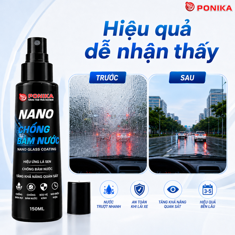 Hiệu quả trước và sau khi dùng Nano Ponika