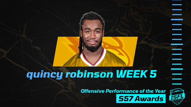 025 ISFL offensive performance of the year WIN