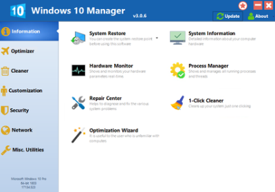 Yamicsoft Windows 10 Manager 3.0.7 Multilingual