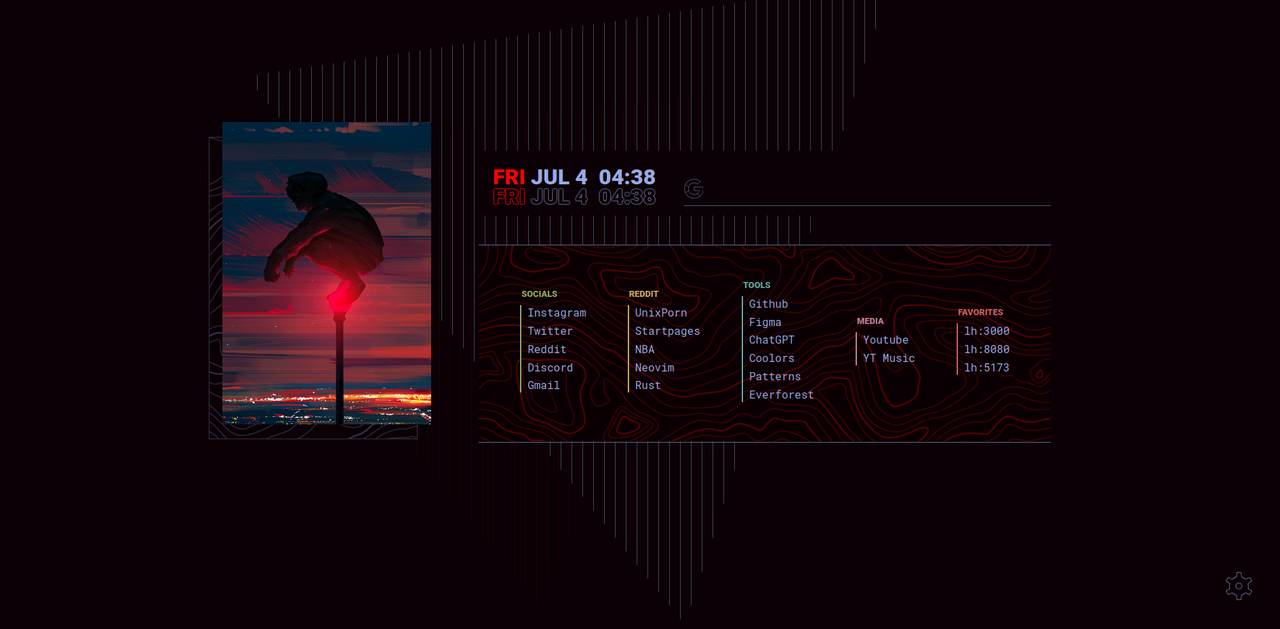 Ether - Crimson Blue Theme