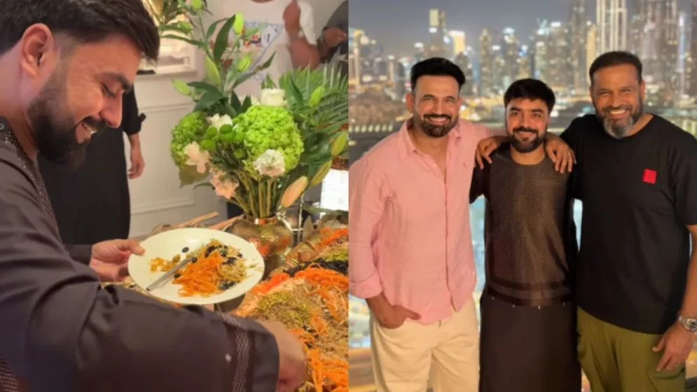 রশিদ খানের আতিথেয়তায় মুগ্ধ ইরফান-ইউসুফ পাঠান