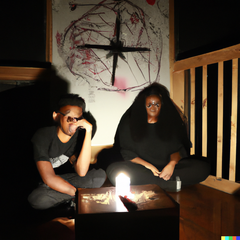 DALL-E-2022-09-04-19-55-26-two-african-american-teens-in-a-cabin-large-pentagram-drawn-on-the-flo.png