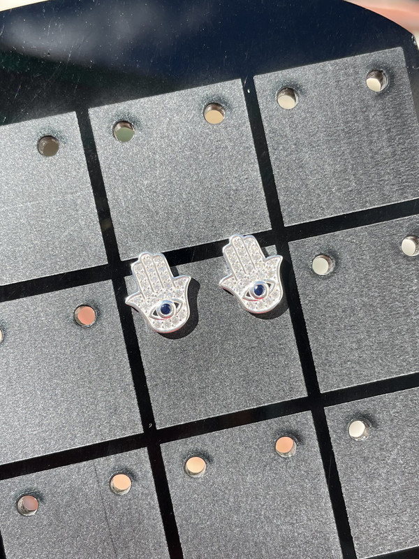 Aretes de Mano de Fátima