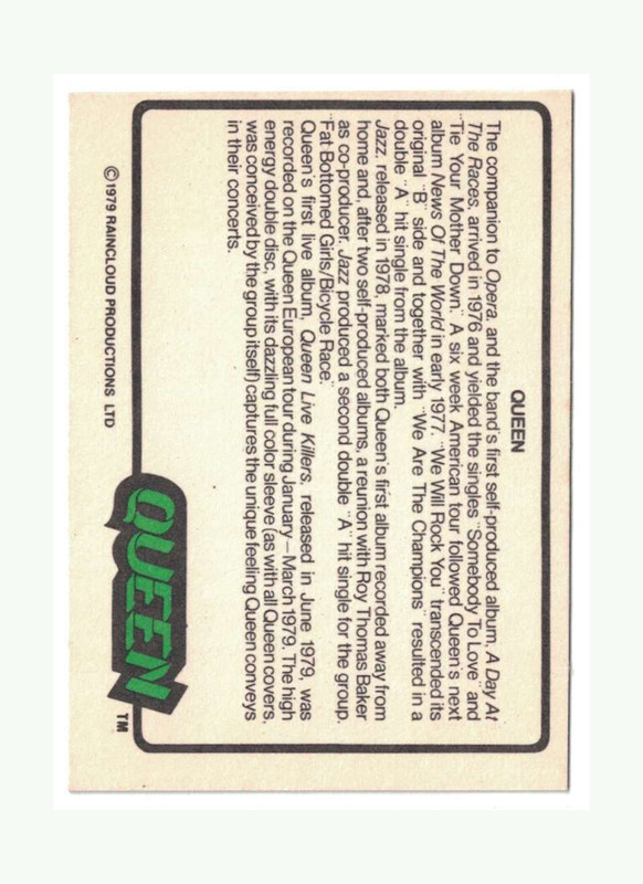 1979 Donruss Rock Stars - You Pick to Complete Your Set - Bild 88 von 138
