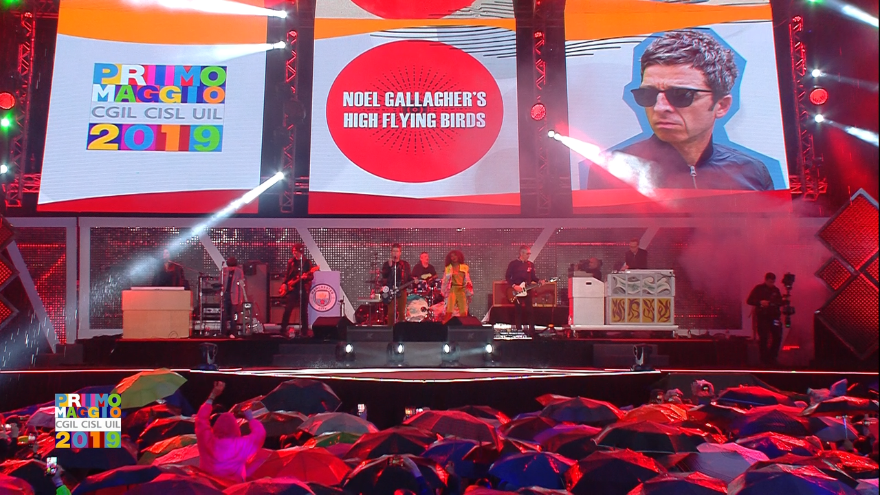 Noel Gallagher's High Flying Birds - Primo Maggio 2019,Roma,Piaz