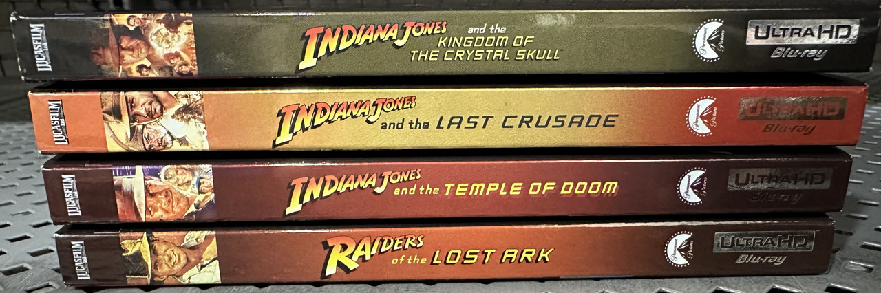 Indiana Jones and The Kingdom of The Crystal Skull - 4K & Blu-ray Steelbook  [Region A & B & C]: : DVD et Blu-ray