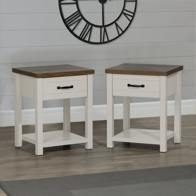 Walmart: 60% Off 2-Piece Farmhouse Nightstands – Just Walmart: 60% Off 2-Piece Farmhouse Nightstands – Just