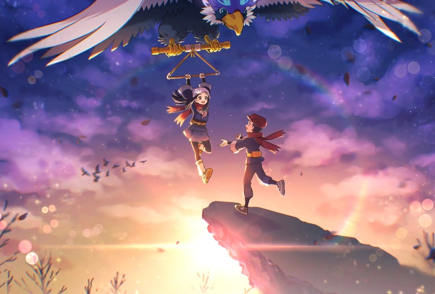 akari-rei-and-hisuian-braviary-pokemon-a