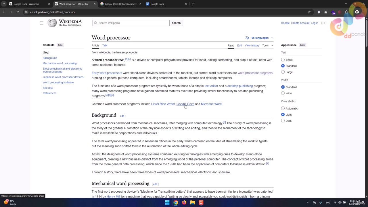 1 Introduction to Google Docs 0003 screenshot