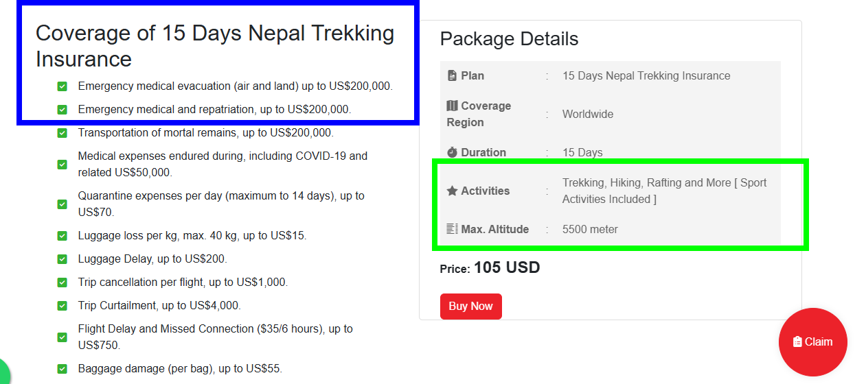 Nepal: Seguro de rescate para trekking - Foro Subcontinente Indio: India y Nepal