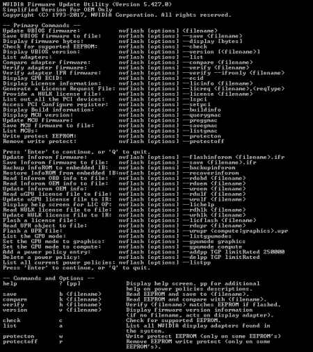 NVIDIA NVFlash 5.792.0 NVIDIA NVFlash 5.792.0