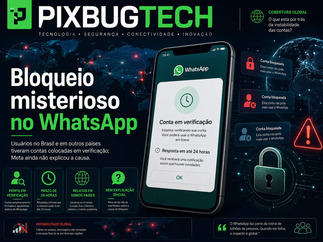 WhatsApp entra em modo de suspeita e deixa usuários sem resposta clara