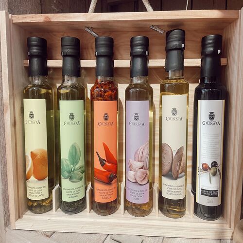 Estuche Madera 6 Condimentos.